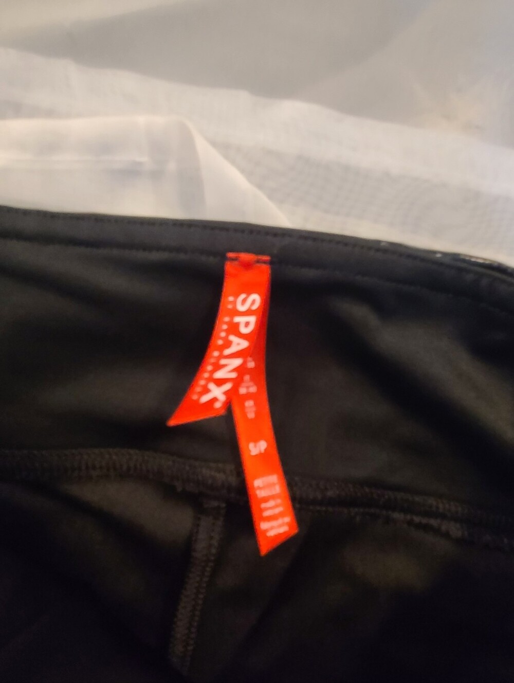NWT Spanx High-Waist Black Faux Leather Leggings, Small - Picture 7 of 12